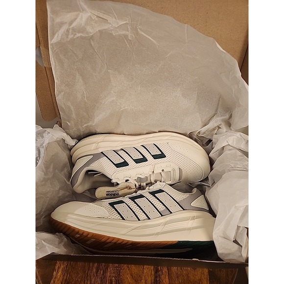 adidas Mens Astrastar Off White Collegiate Green Size 7.5 Cloud Foam NWT JQ6076‎ main image 5